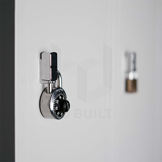 Twelve Door Padlock Locker