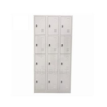 Twelve Door Padlock Locker