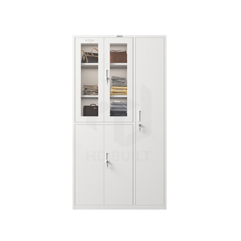 Five Door Glass Door Locker