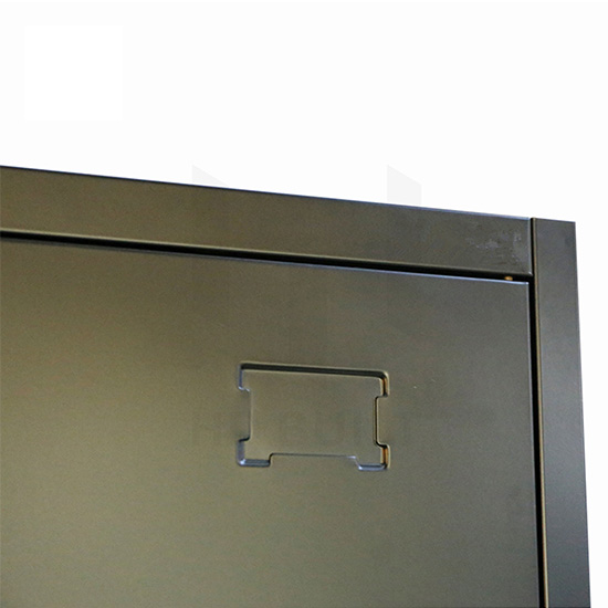 Two Door Cupboard Black