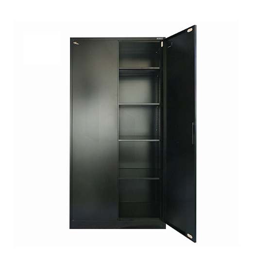 Two Door Cupboard Black