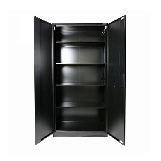 Two Door Cupboard Black