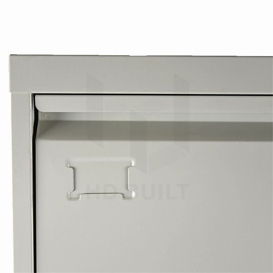 Three Drawer Filing Cabinet Light Grey