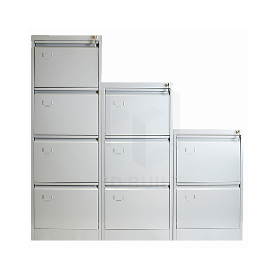 Three Drawer Filing Cabinet Light Grey