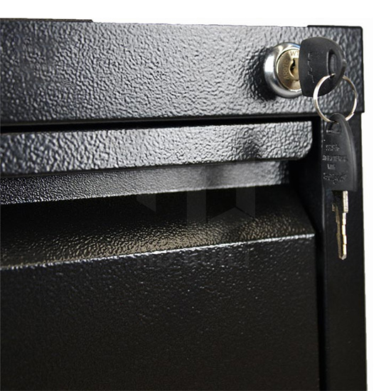 Four Drawer Filing Cabinet Black