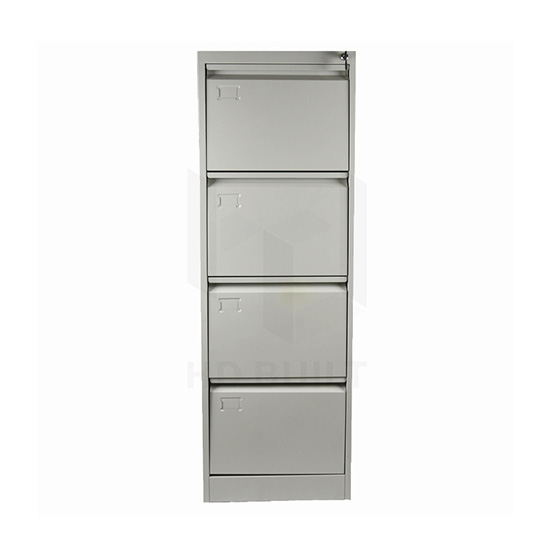 Four Drawer Filing Cabinet Light Grey