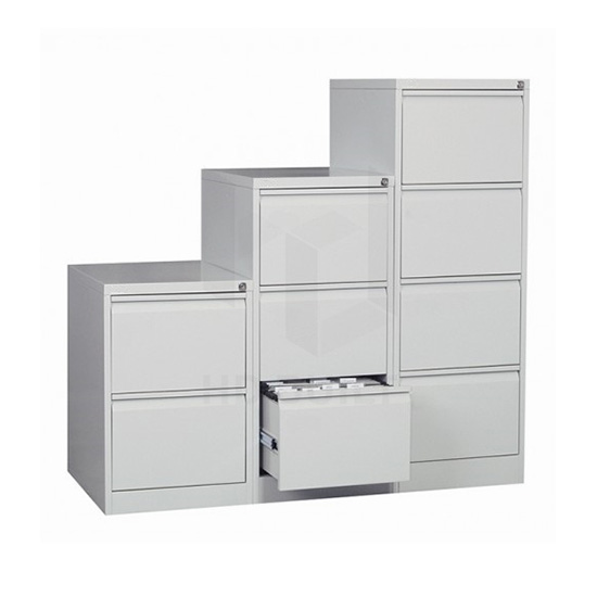 Four Drawer Filing Cabinet Light Grey