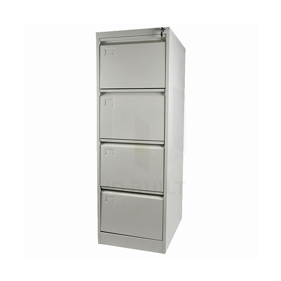 Four Drawer Filing Cabinet Light Grey