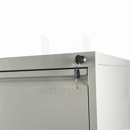 Four Drawer Filing Cabinet Light Grey