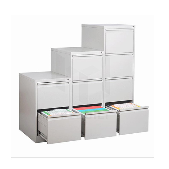 Four Drawer Filing Cabinet Light Grey