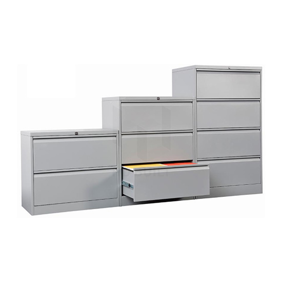 Four Drawer Lateral Filing Cabinet White